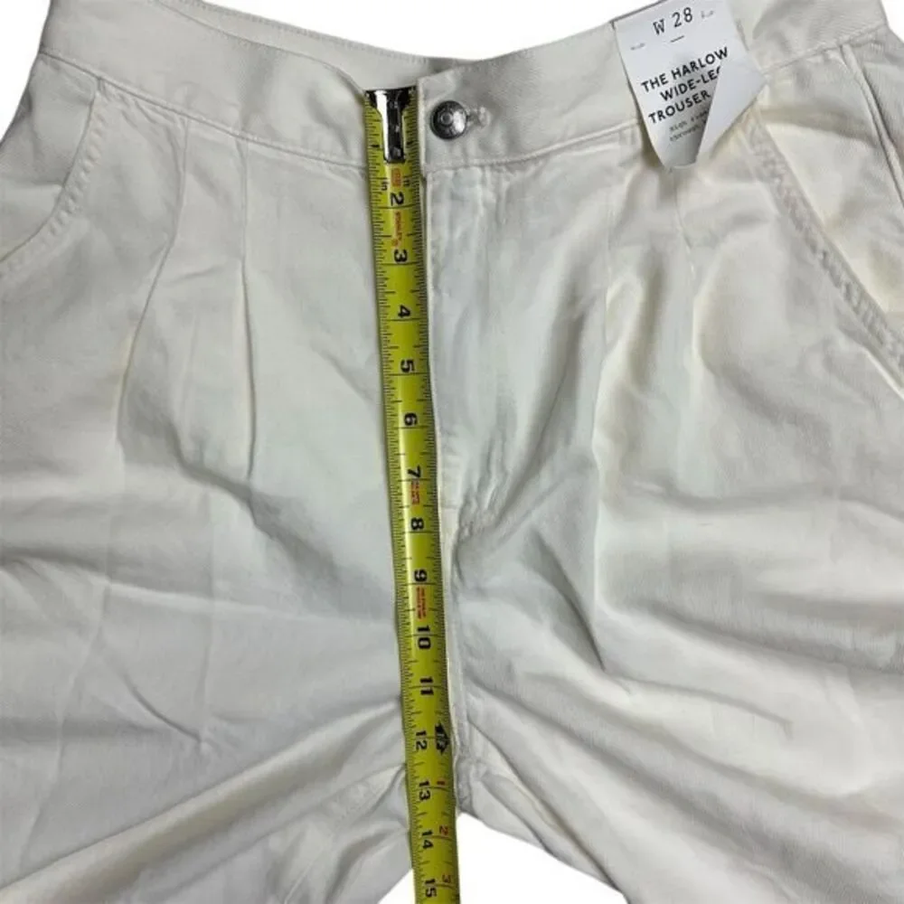 NWT Madewell Women's The Harlow Wide-Leg Jean Airy Denim Trouser‎ Off White 28 - Picture 10 of 13